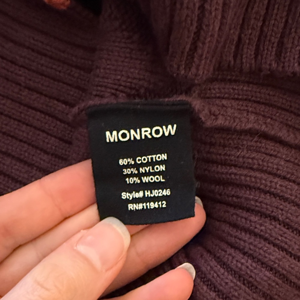 Monrow Cable Knit Sweater - Picture 3 of 5